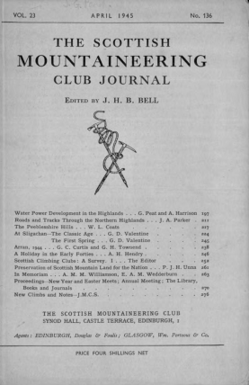SMCJ Number 136 - Vol 23 - Apr 1945 cover